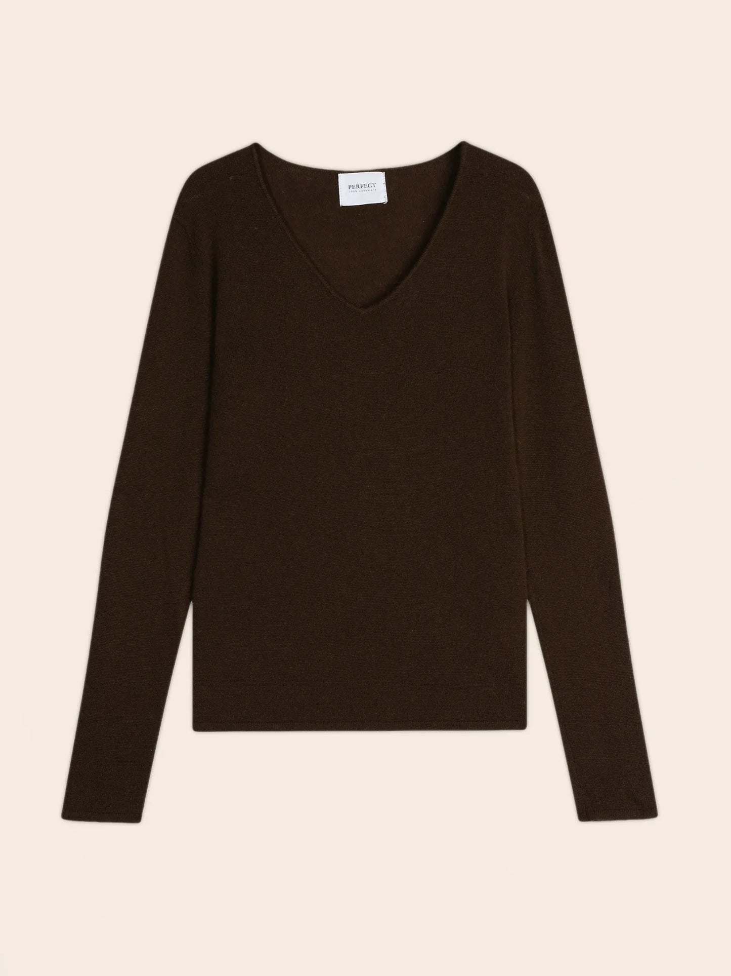 SHANNON sweater v-neck chocolate