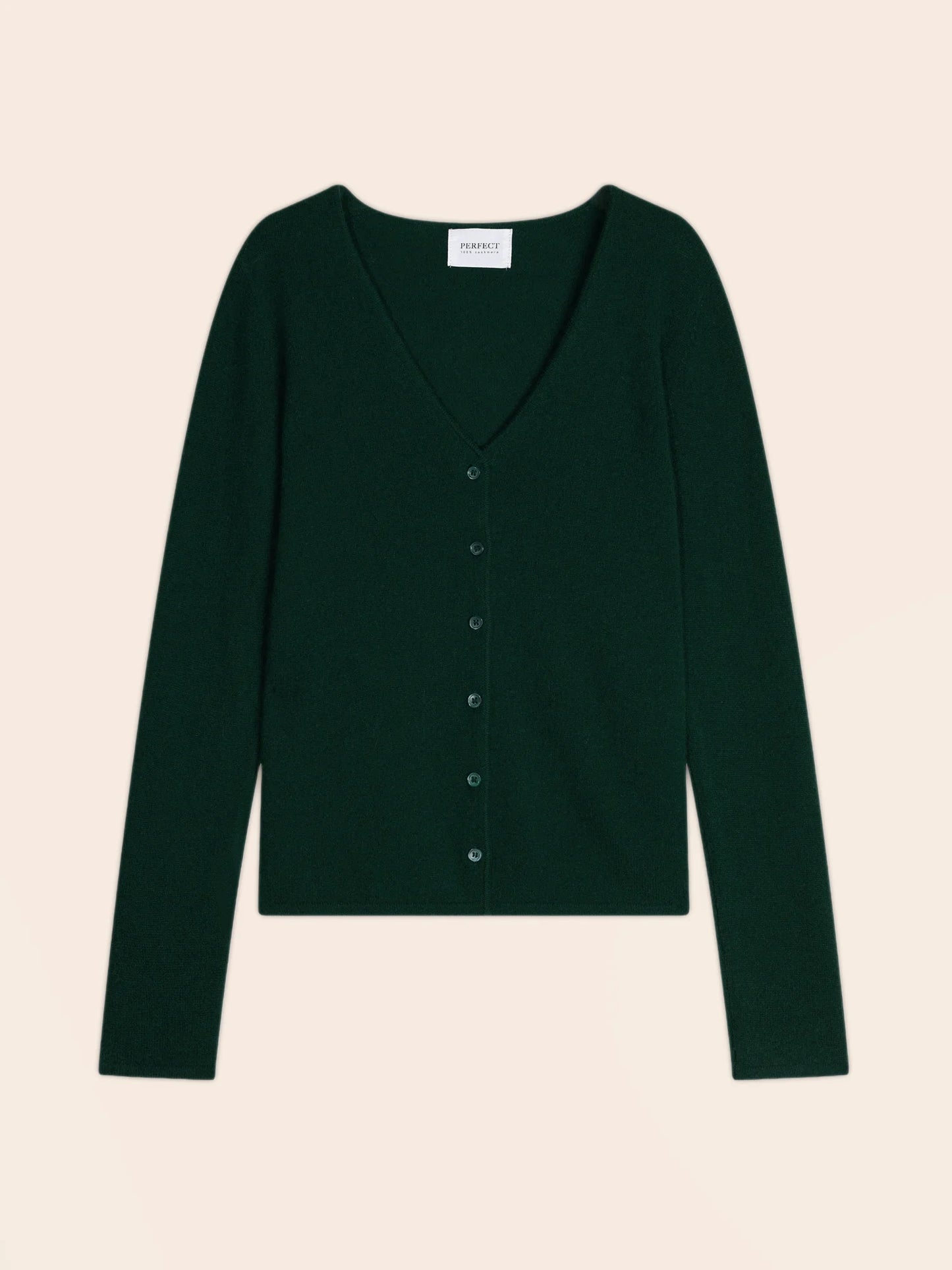 PAIGE strickjacke v-ausschnitt zypresse