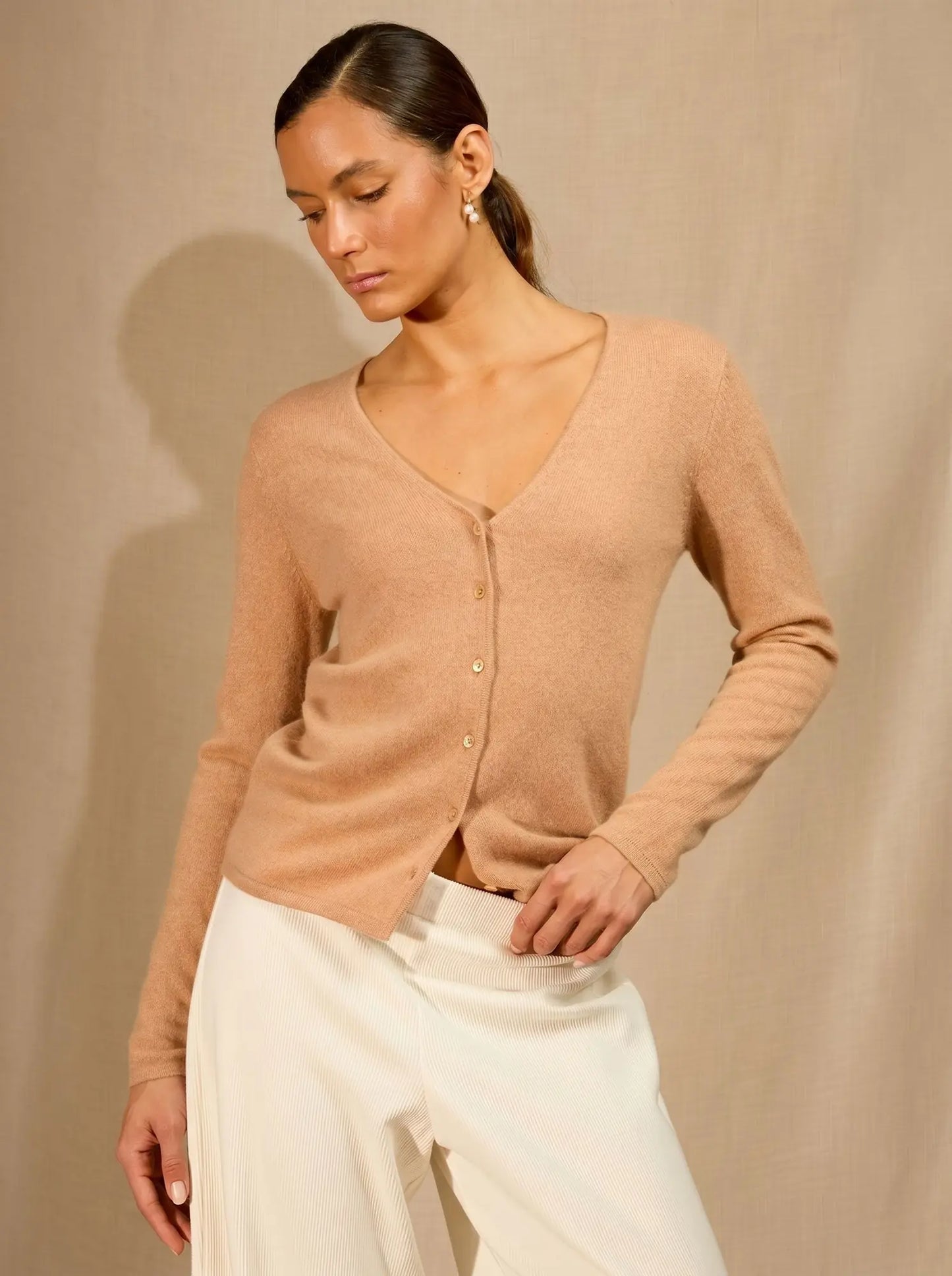 PAIGE cardigan v-neck sahara