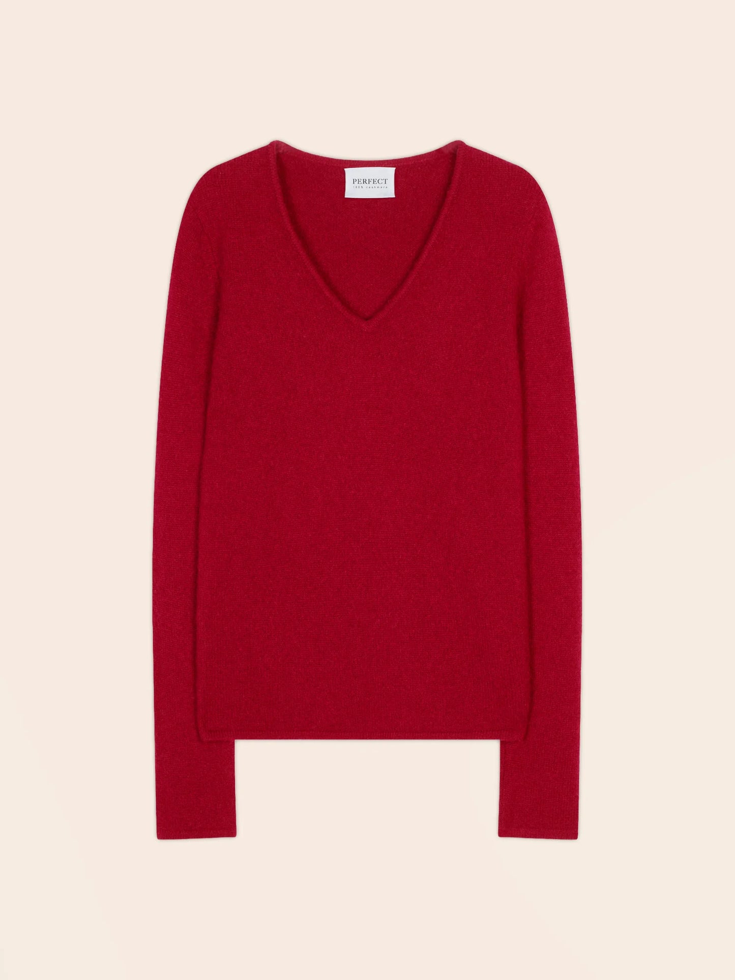 GABY sweater v-neck 4 ply raspberry