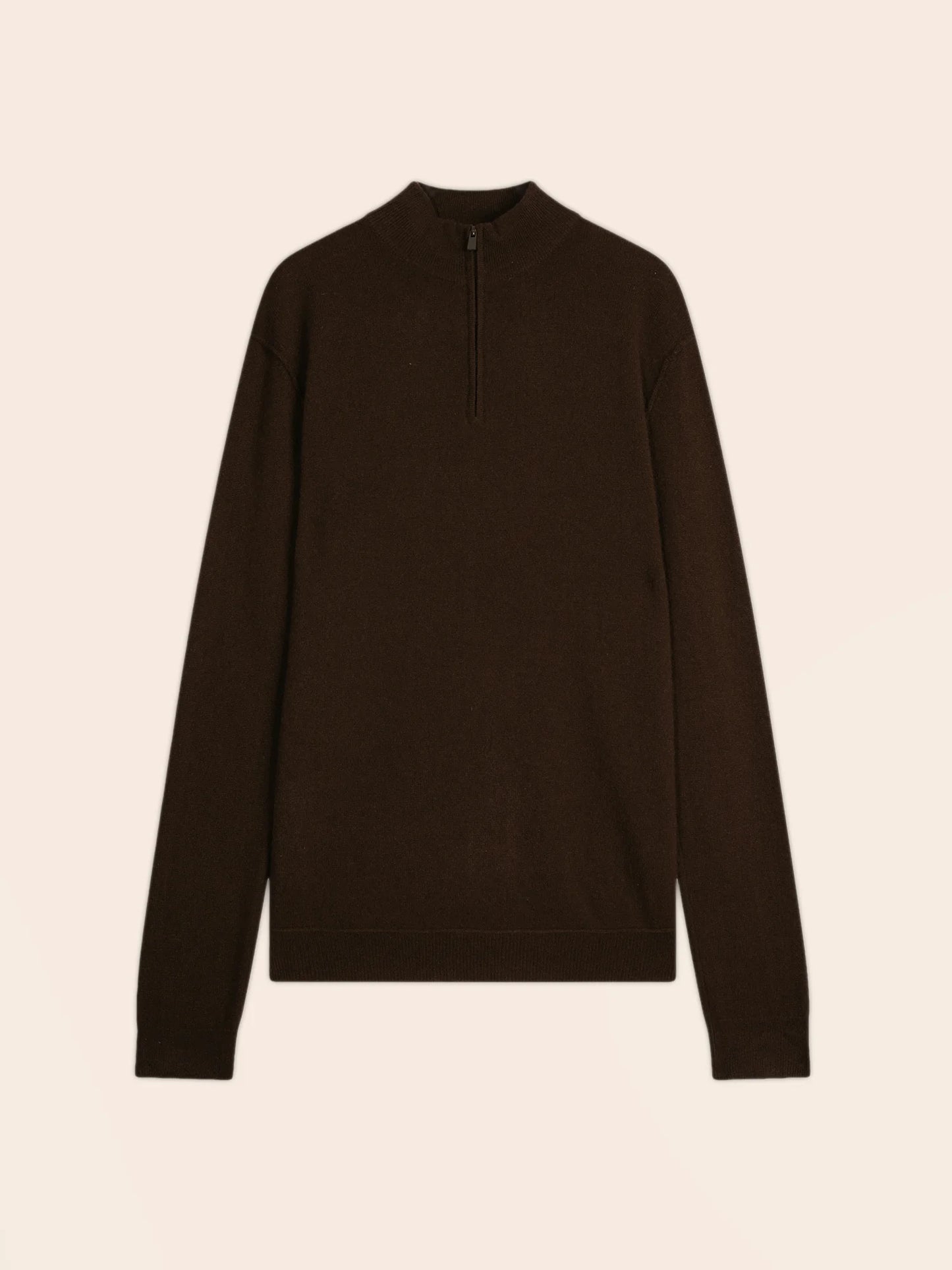 LUCAS sweater cuffed beanie chocolate