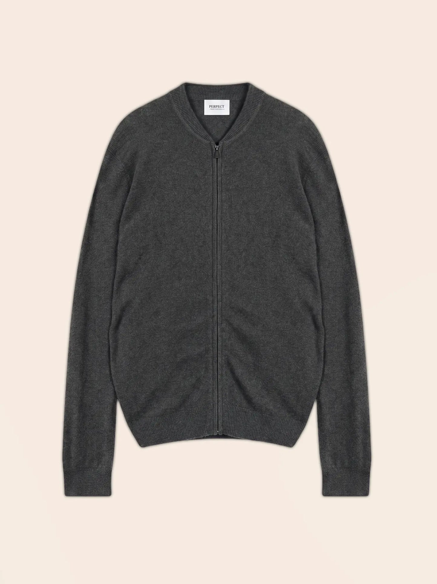 RAMON vest zipped col mao heather charcoal