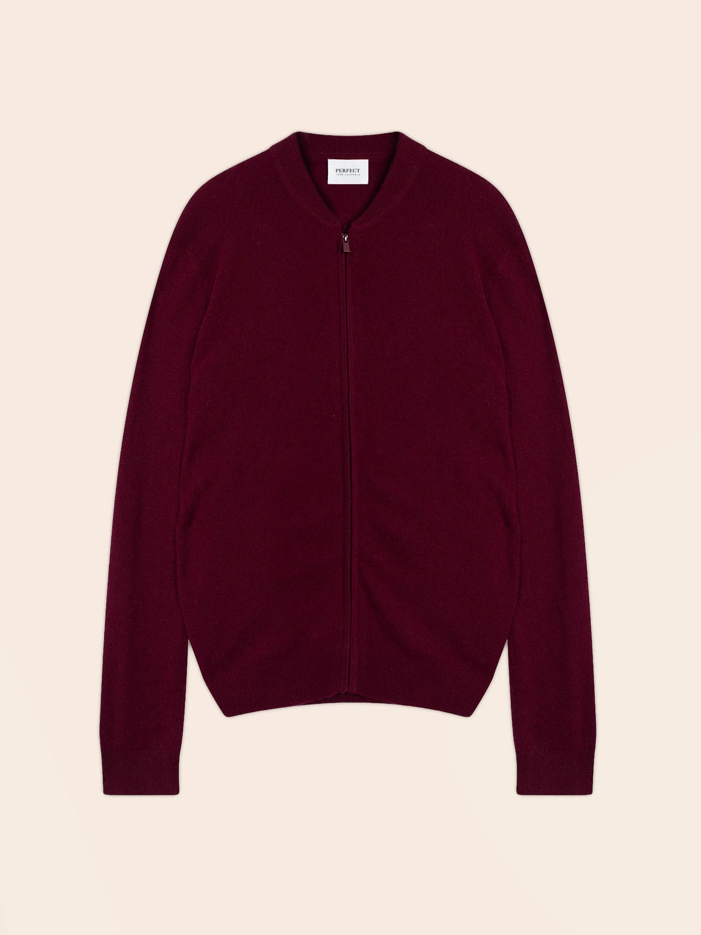 RAMON weste mit reissverschluss col mao bordeaux