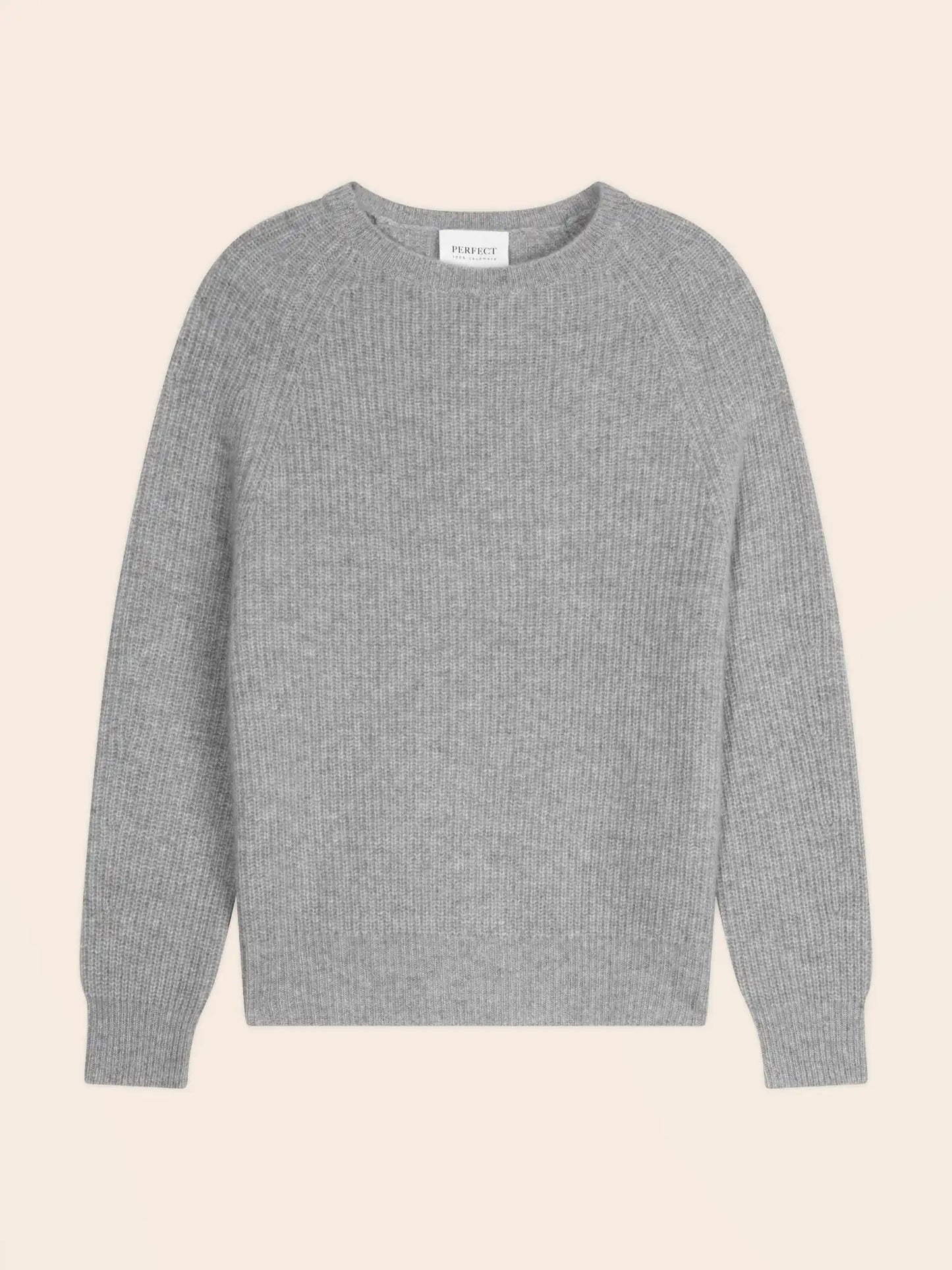 OCEANE pullover rundhalsausschnitt 4-fädig wolke meliert