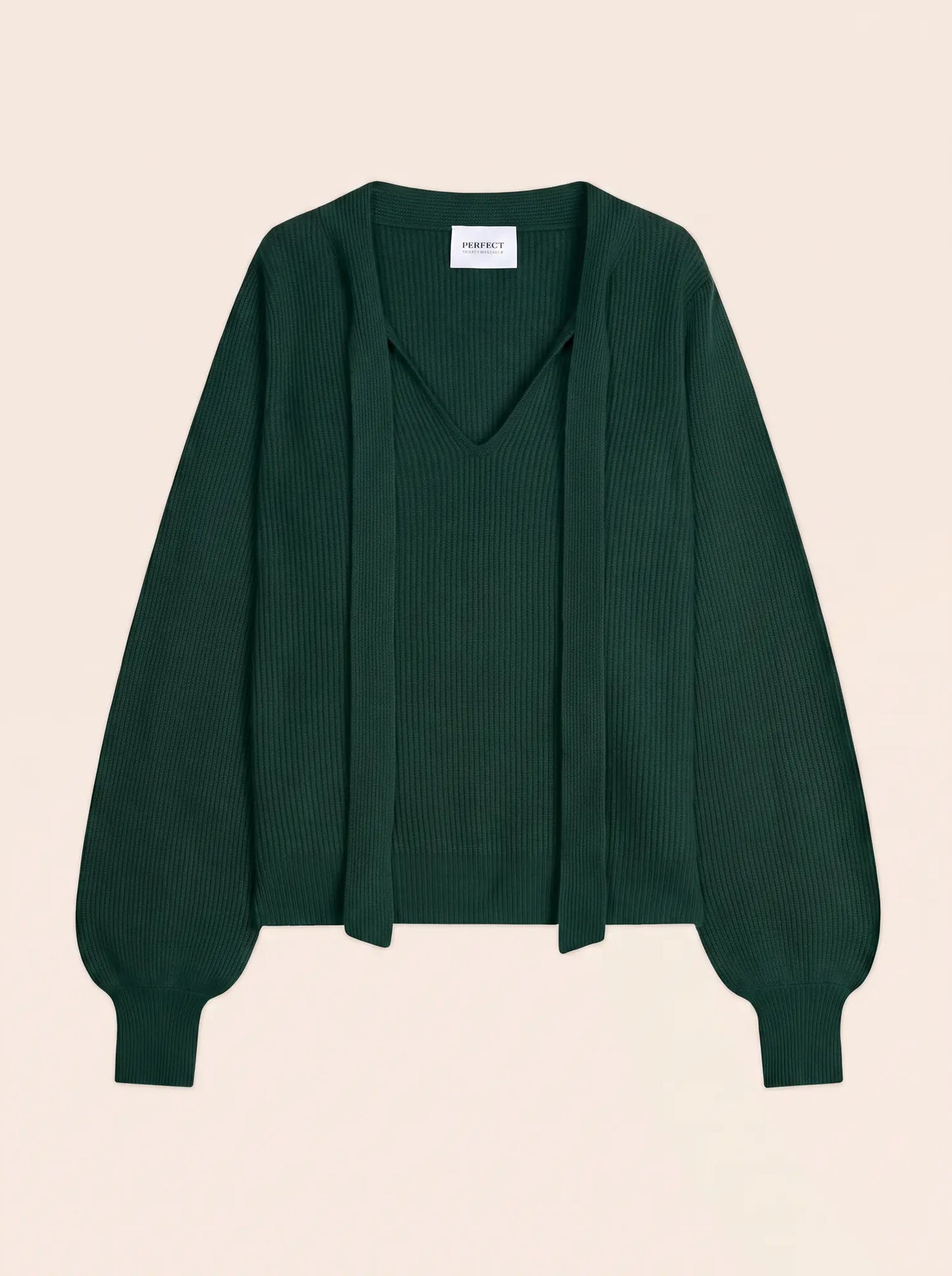 RUBA sweater col lavallière cypress