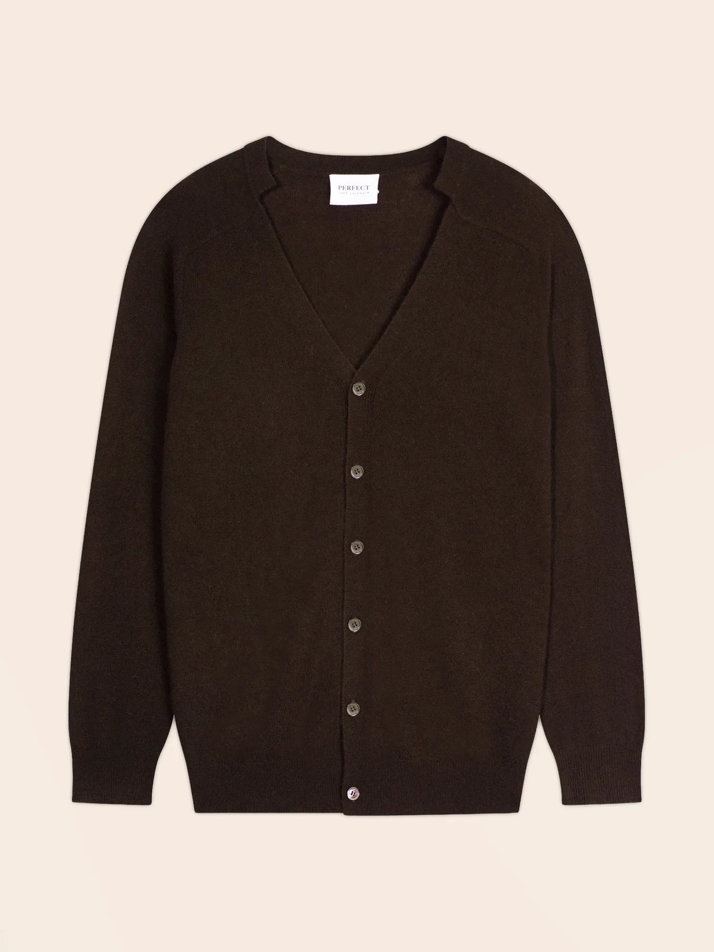 HAYFIELD cardigan v-neck chocolate