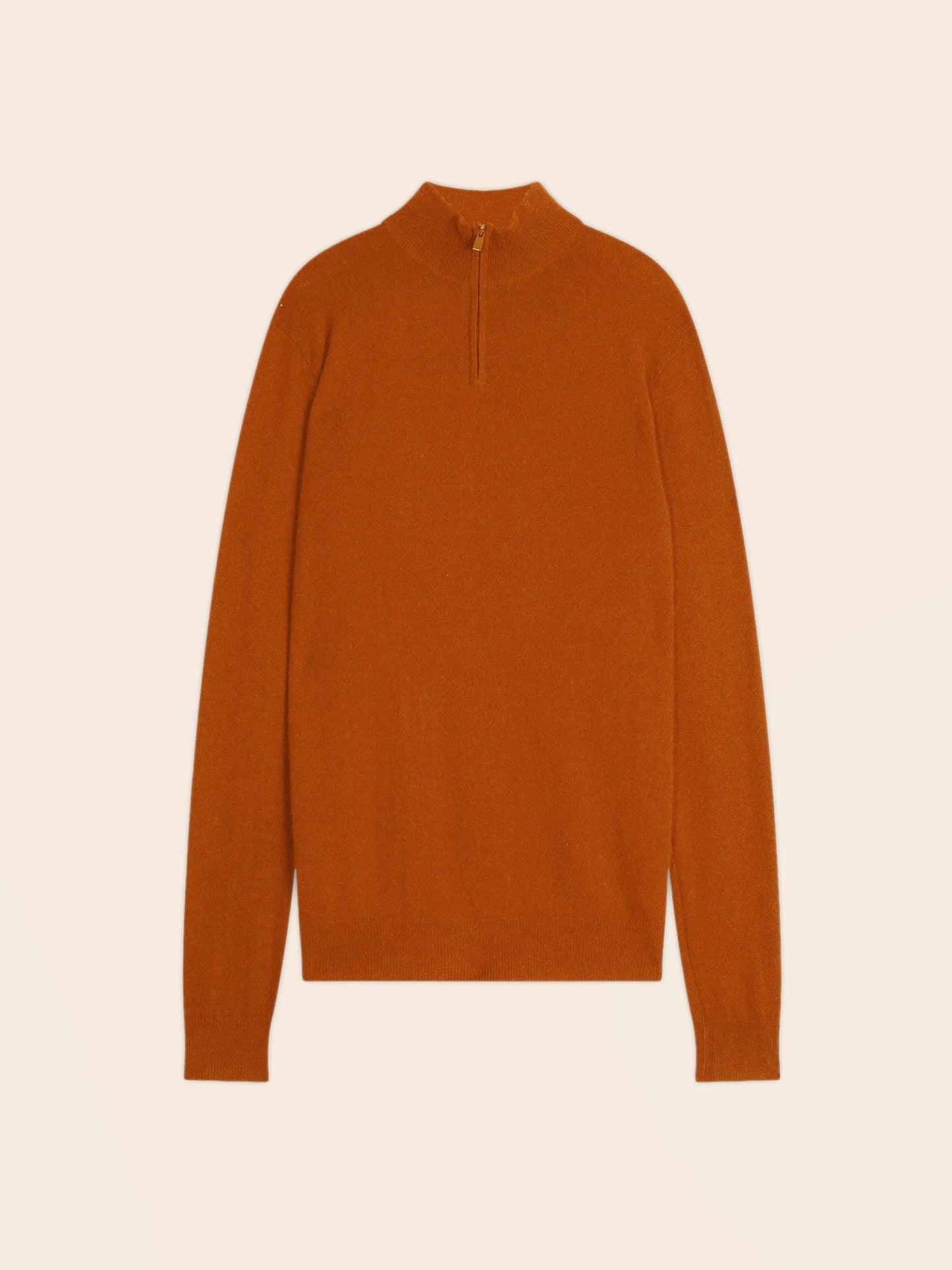 GREG sweater cuffed beanie saffron