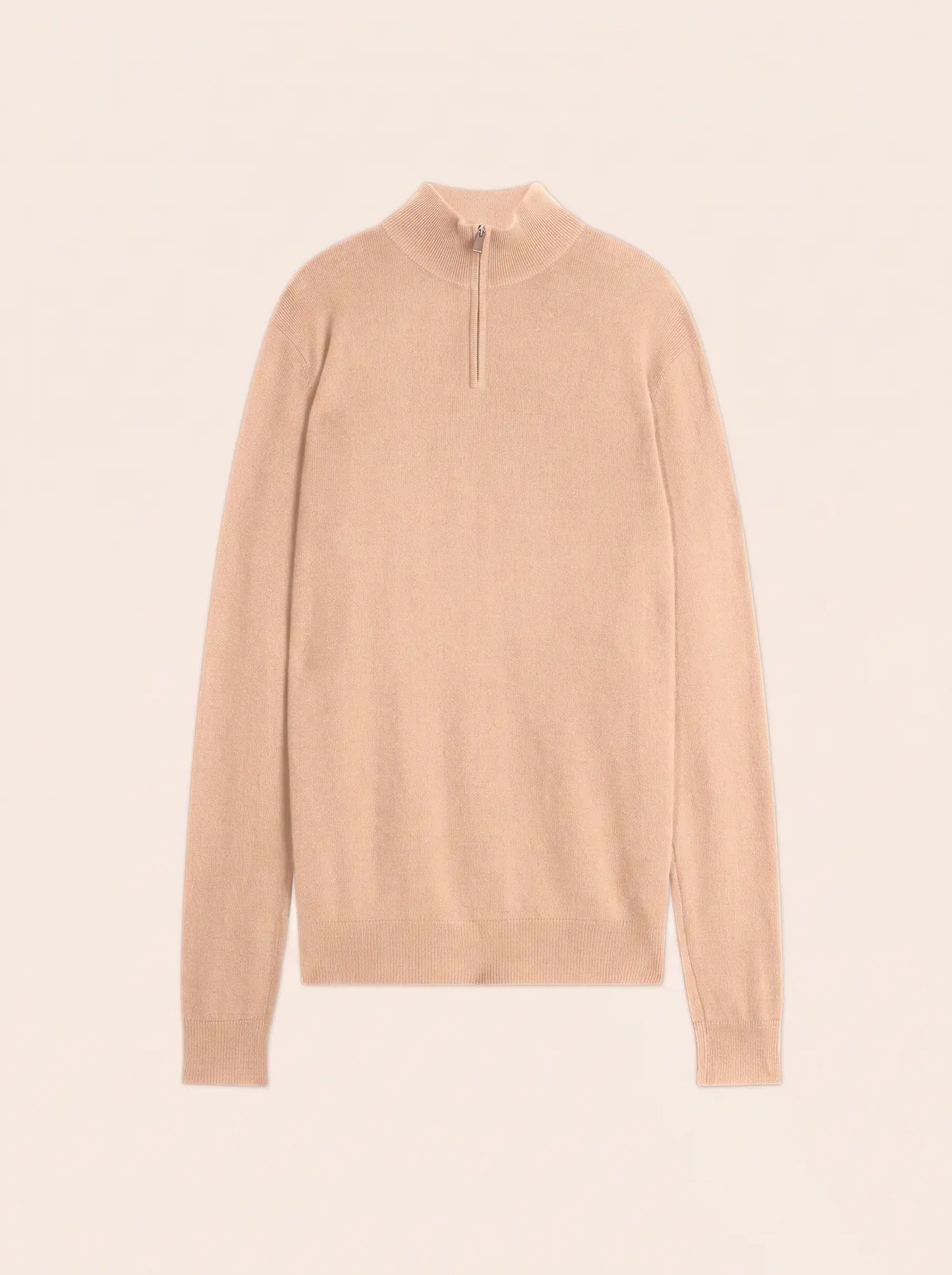 GREG sweater cuffed beanie beige