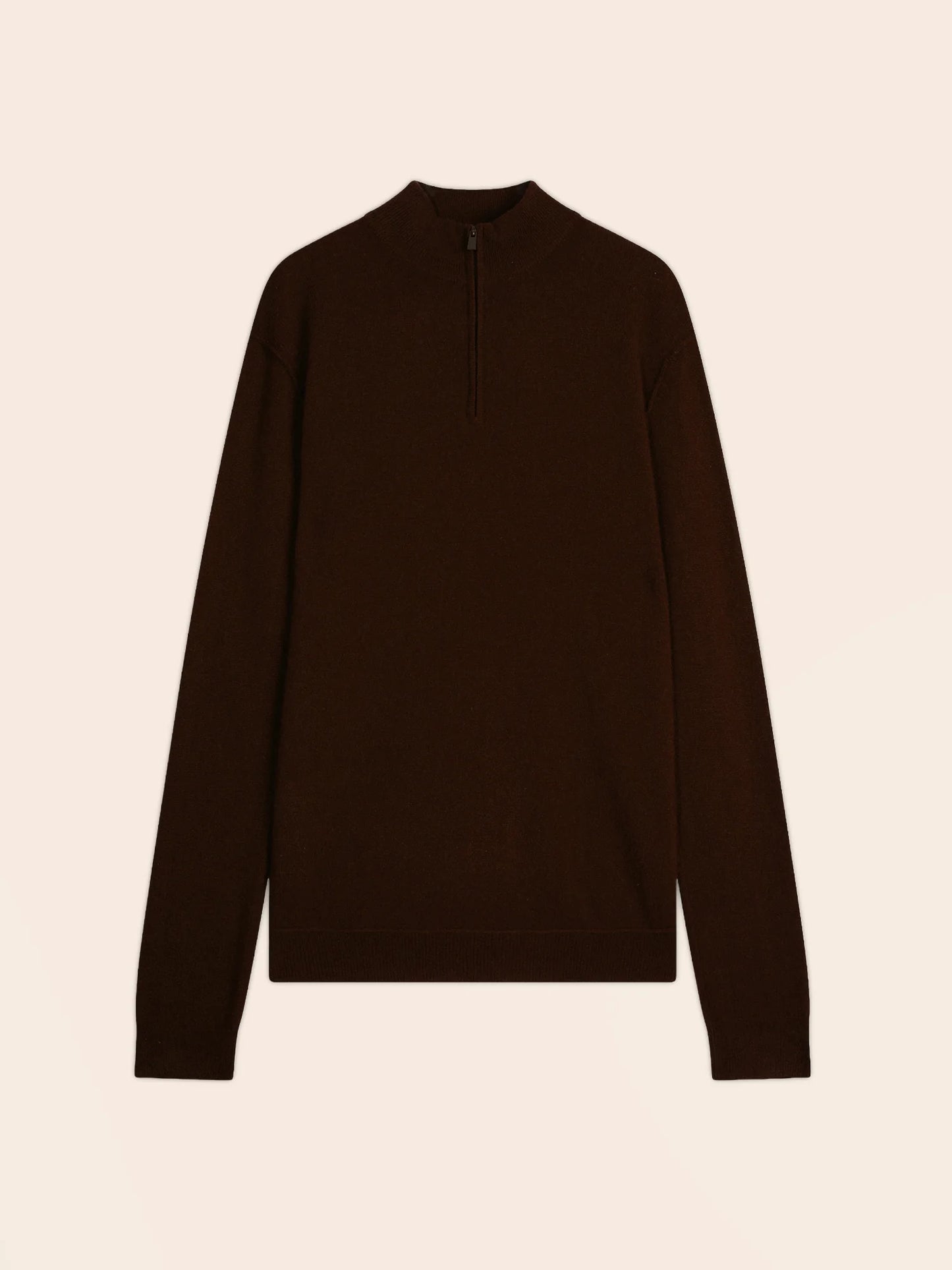 LUCAS sweater cuffed beanie coffee