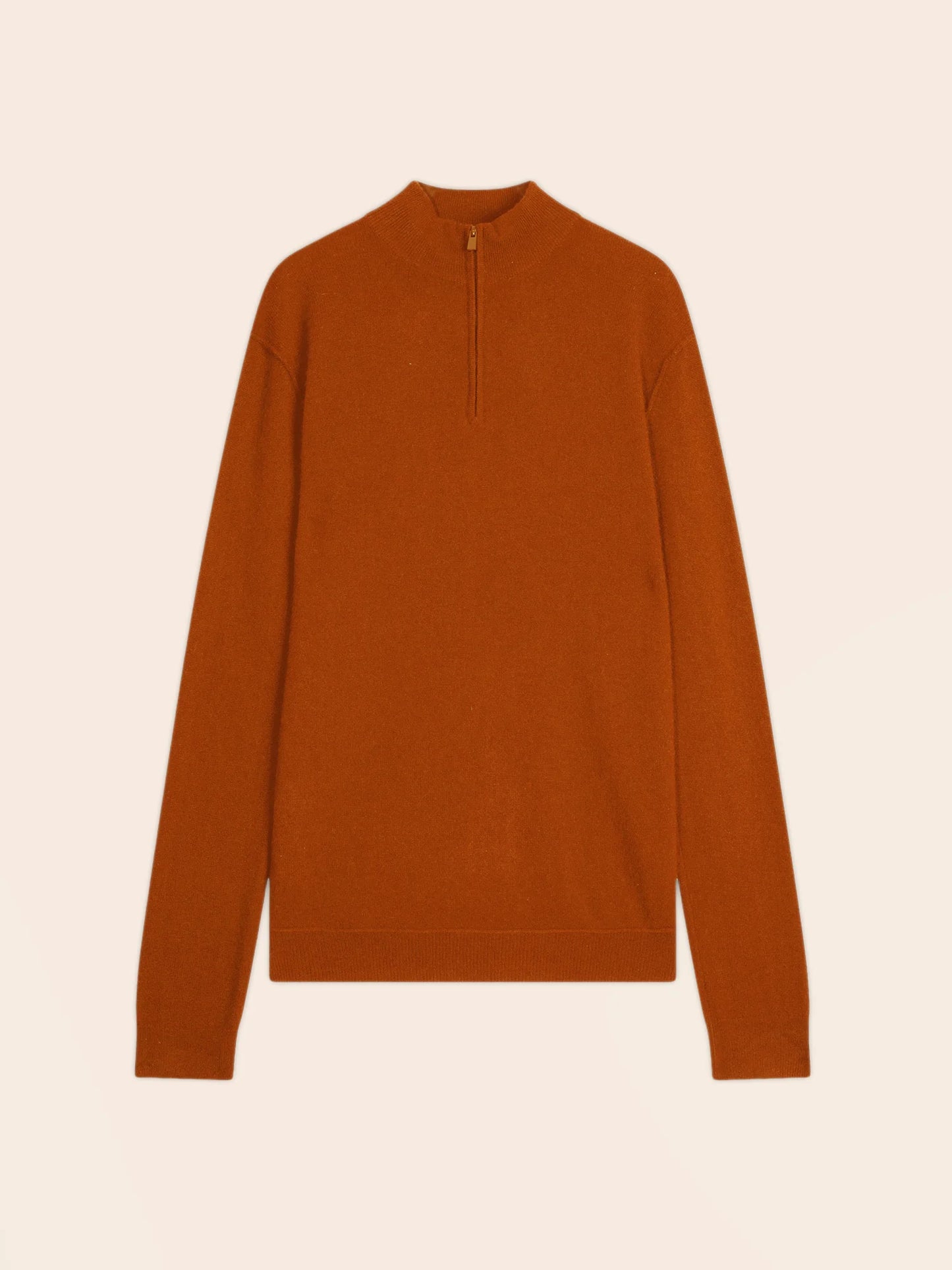 LUCAS sweater cuffed beanie saffron