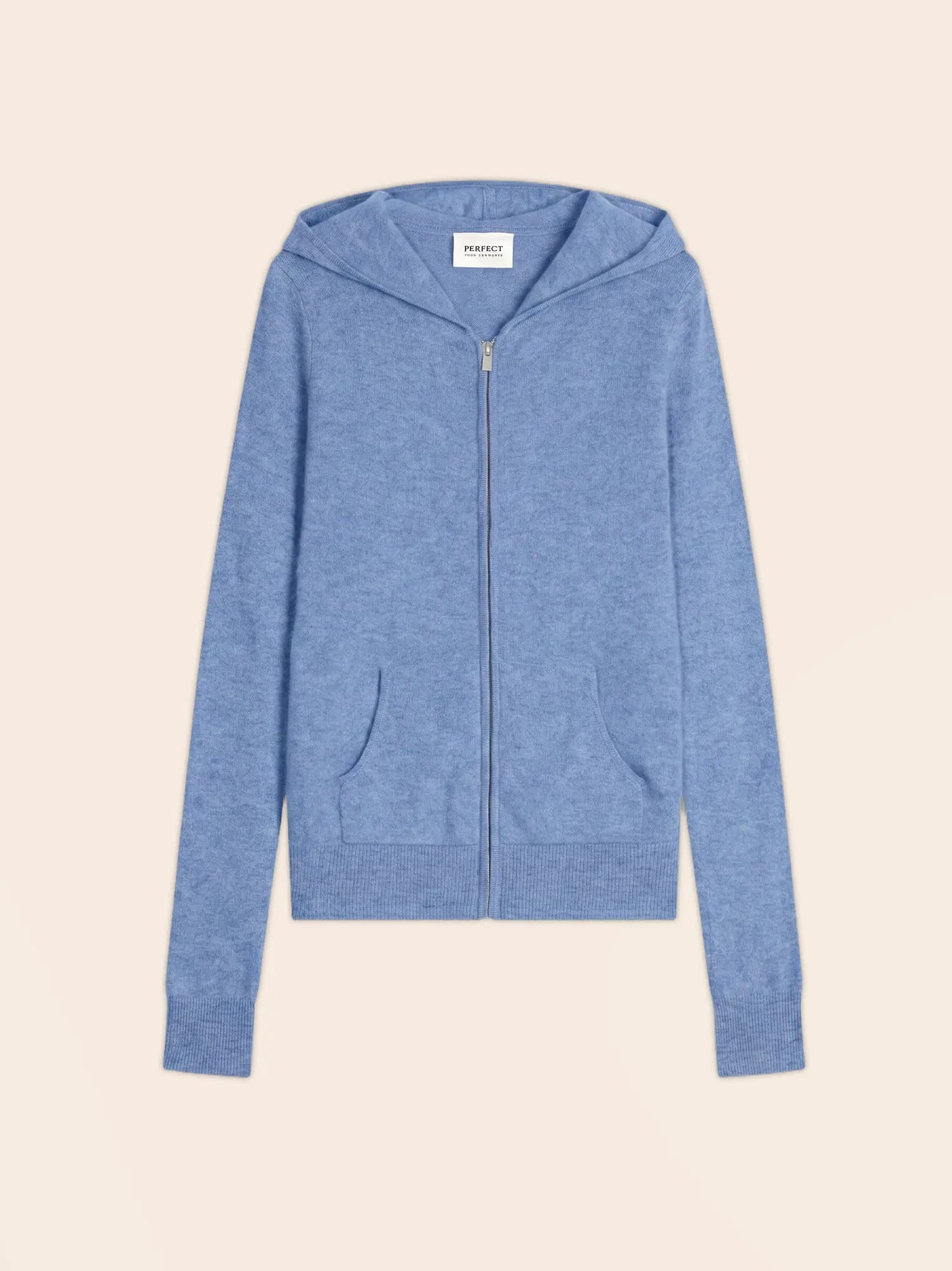 EMMA vest zipped hooded sky