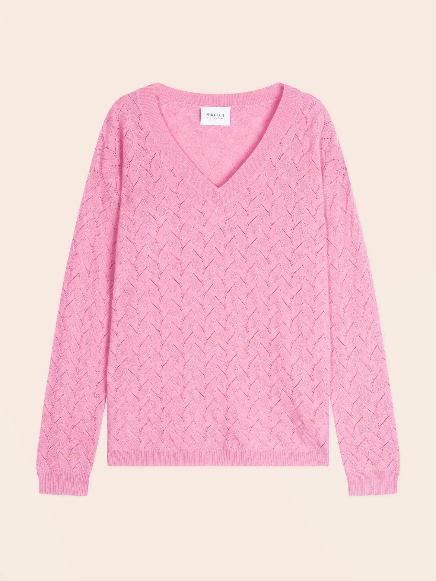 MADISON sweater v-neck sugar pink