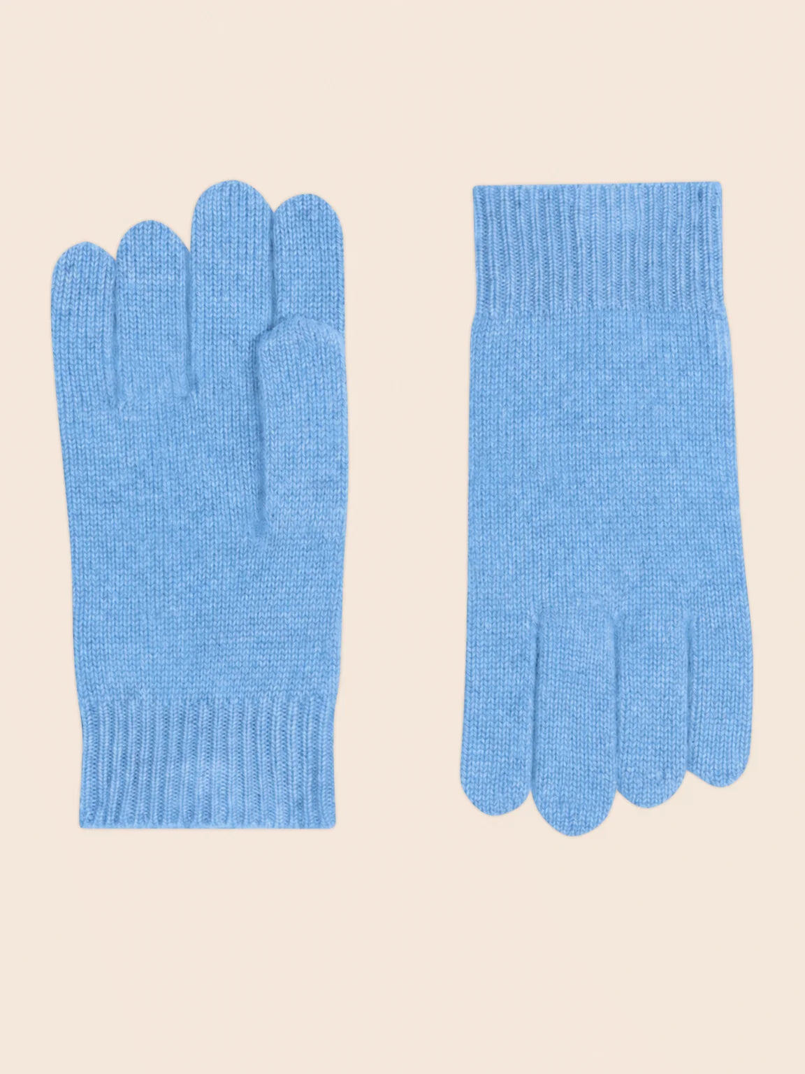 DANIEL gants 4 fils bleu bébé