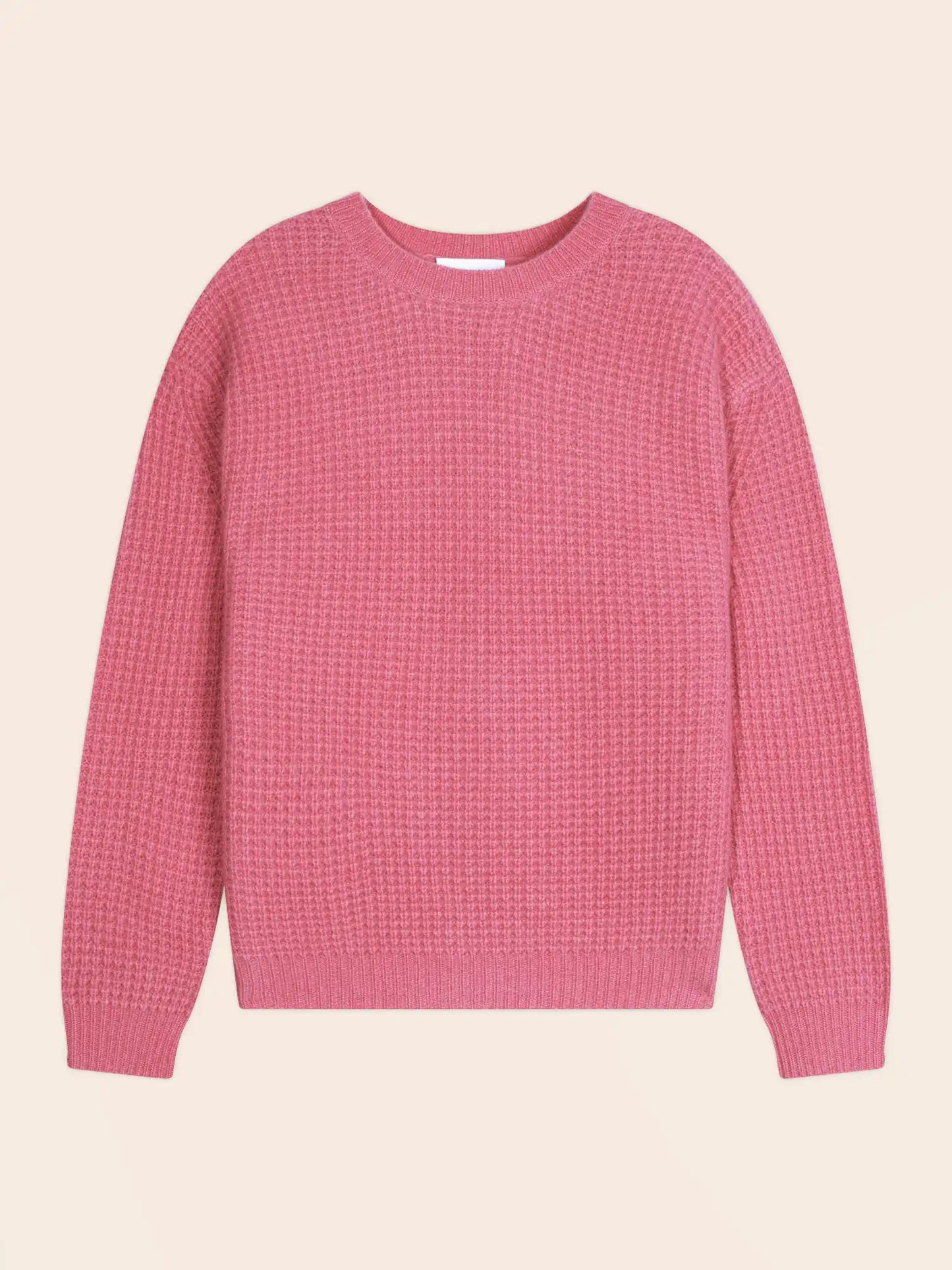 THYRAEN sweater crew neck 6 ply strawberry