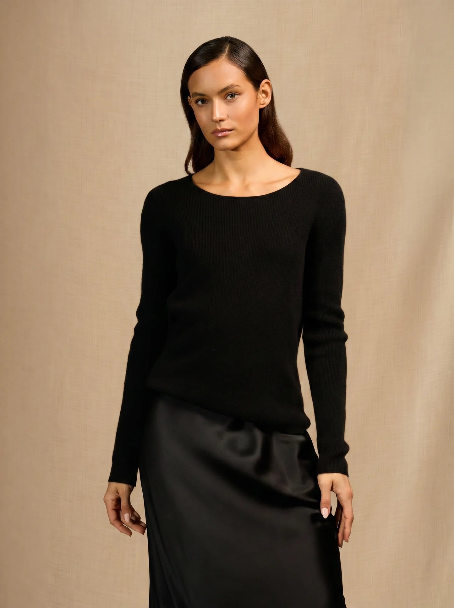 COBIE sweater crew neck black