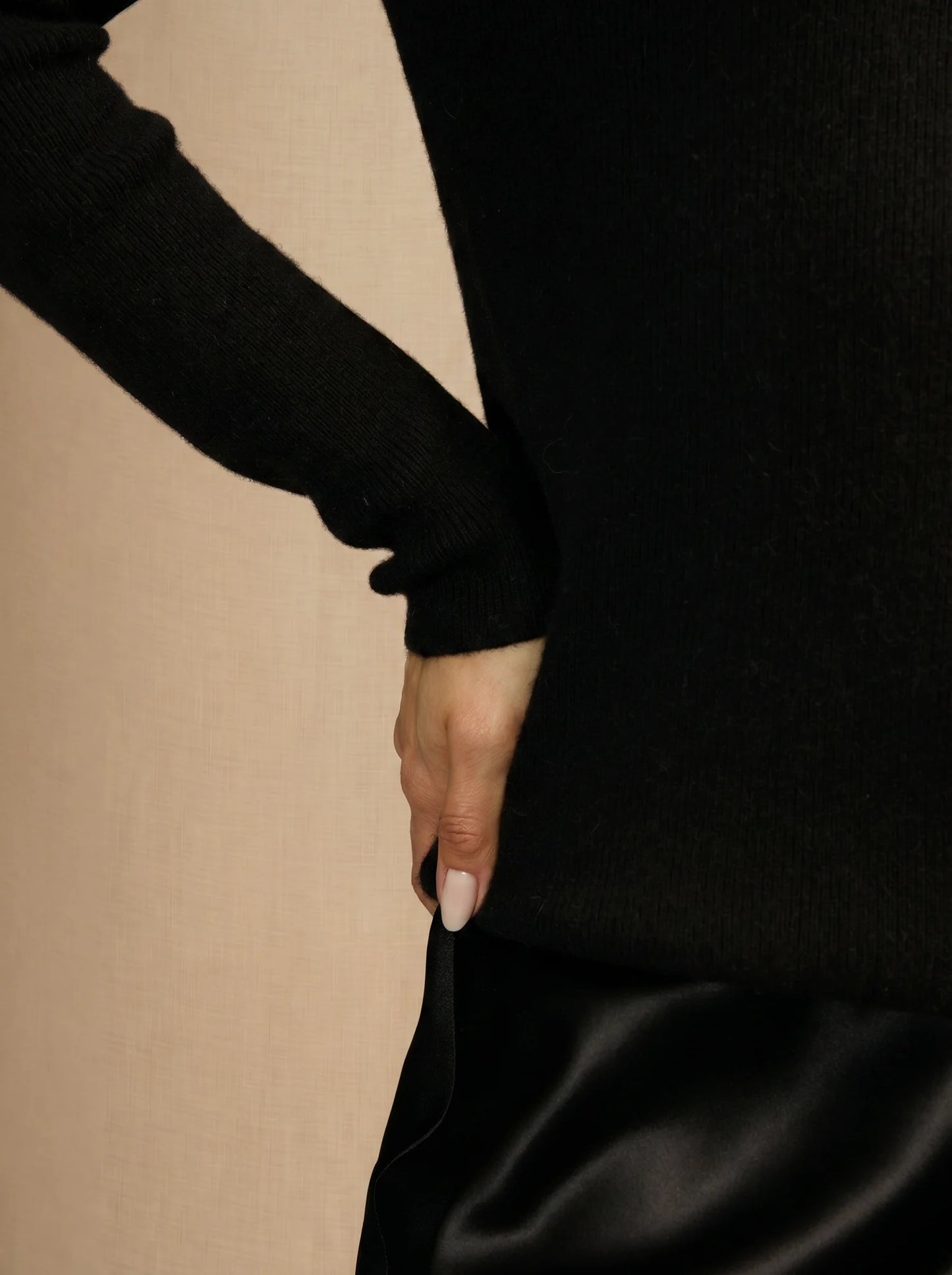 COBIE sweater crew neck black