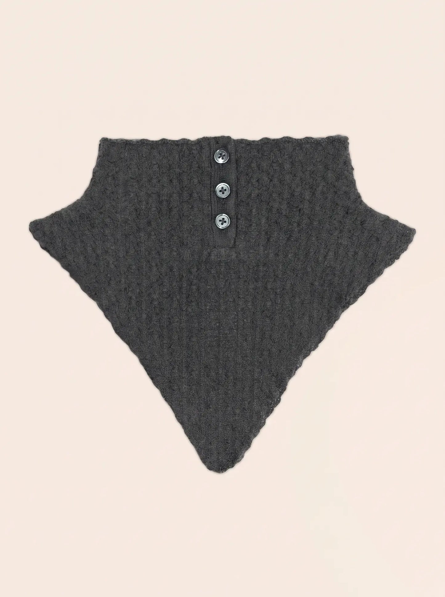 DARIEL neck warmer heather charcoal