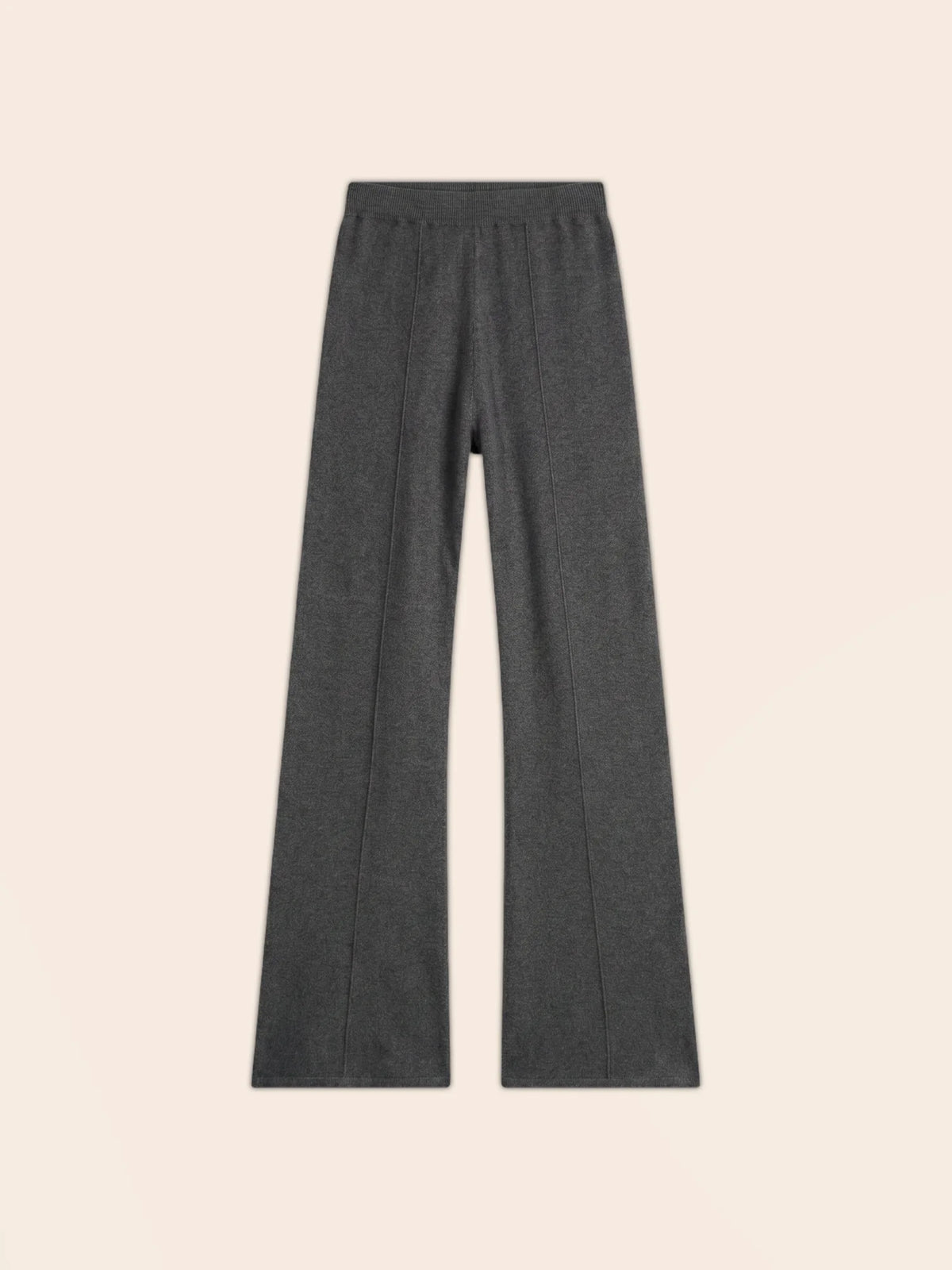 ELOA Pantalon Large Anthracite Chiné