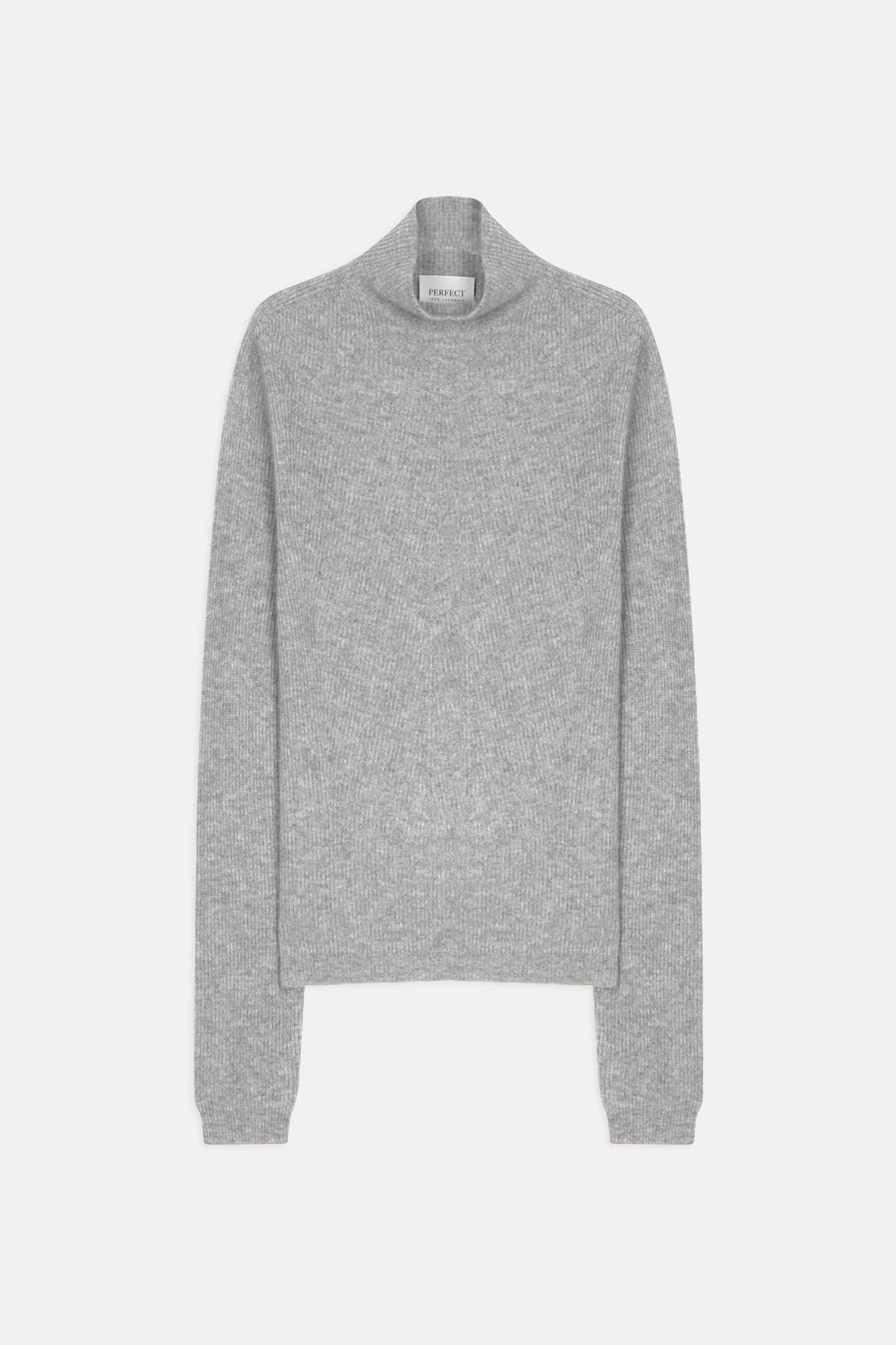 ruby pull col montant nuage chiné 100% cachemire