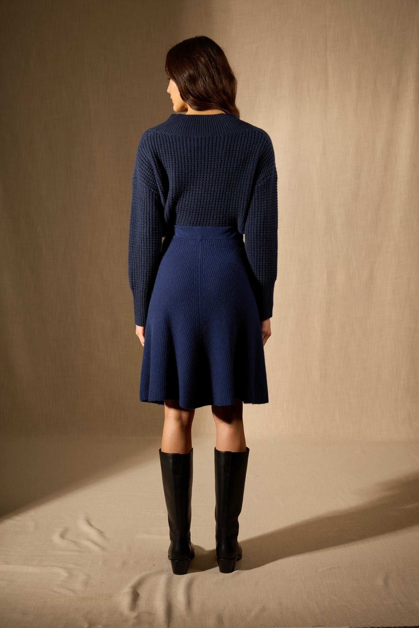 shaw jupe minuit 100% cachemire