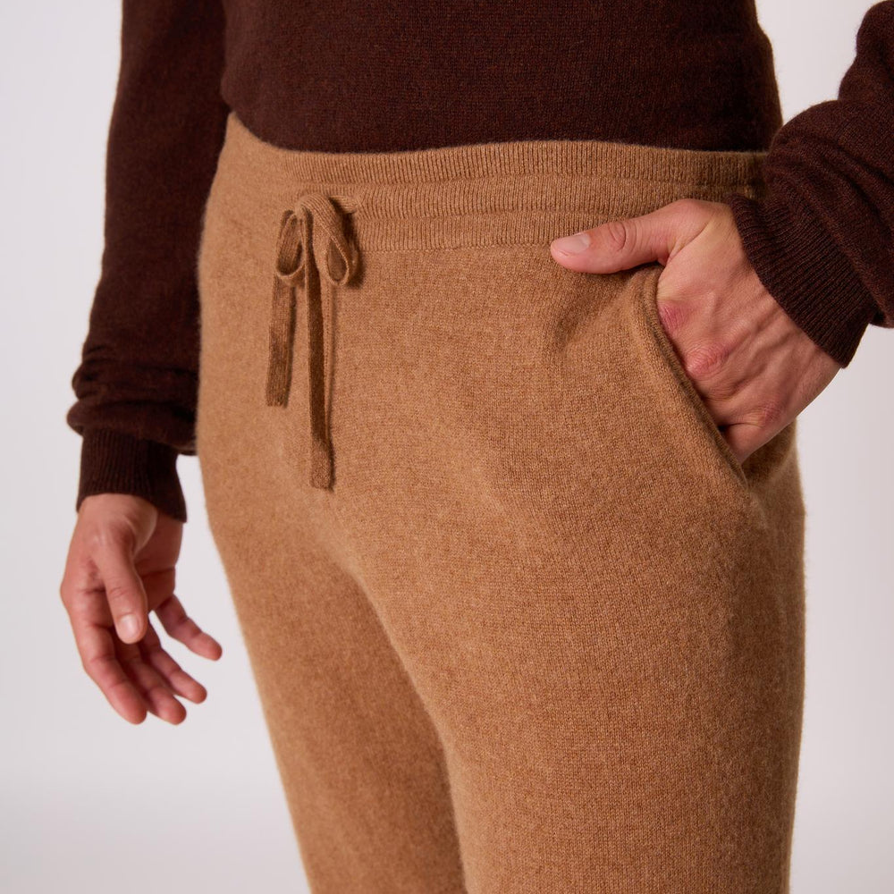 STUART jogging noisette 100% cachemire