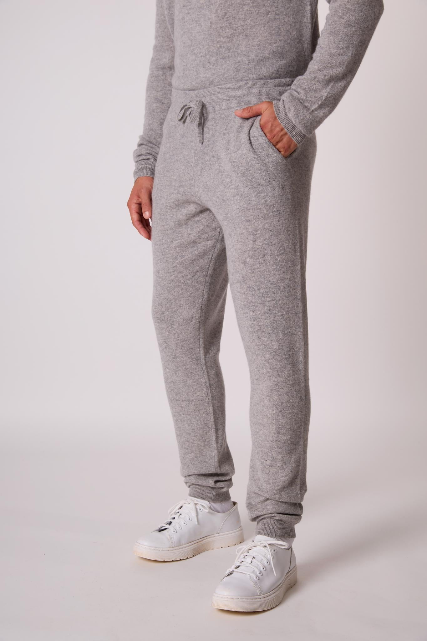 STUART jogging nuage chiné 100% cachemire