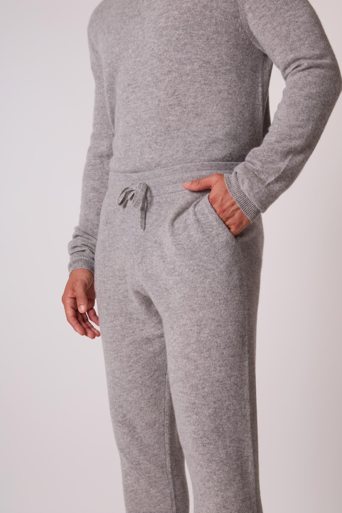 STUART jogging nuage chiné 100% cachemire