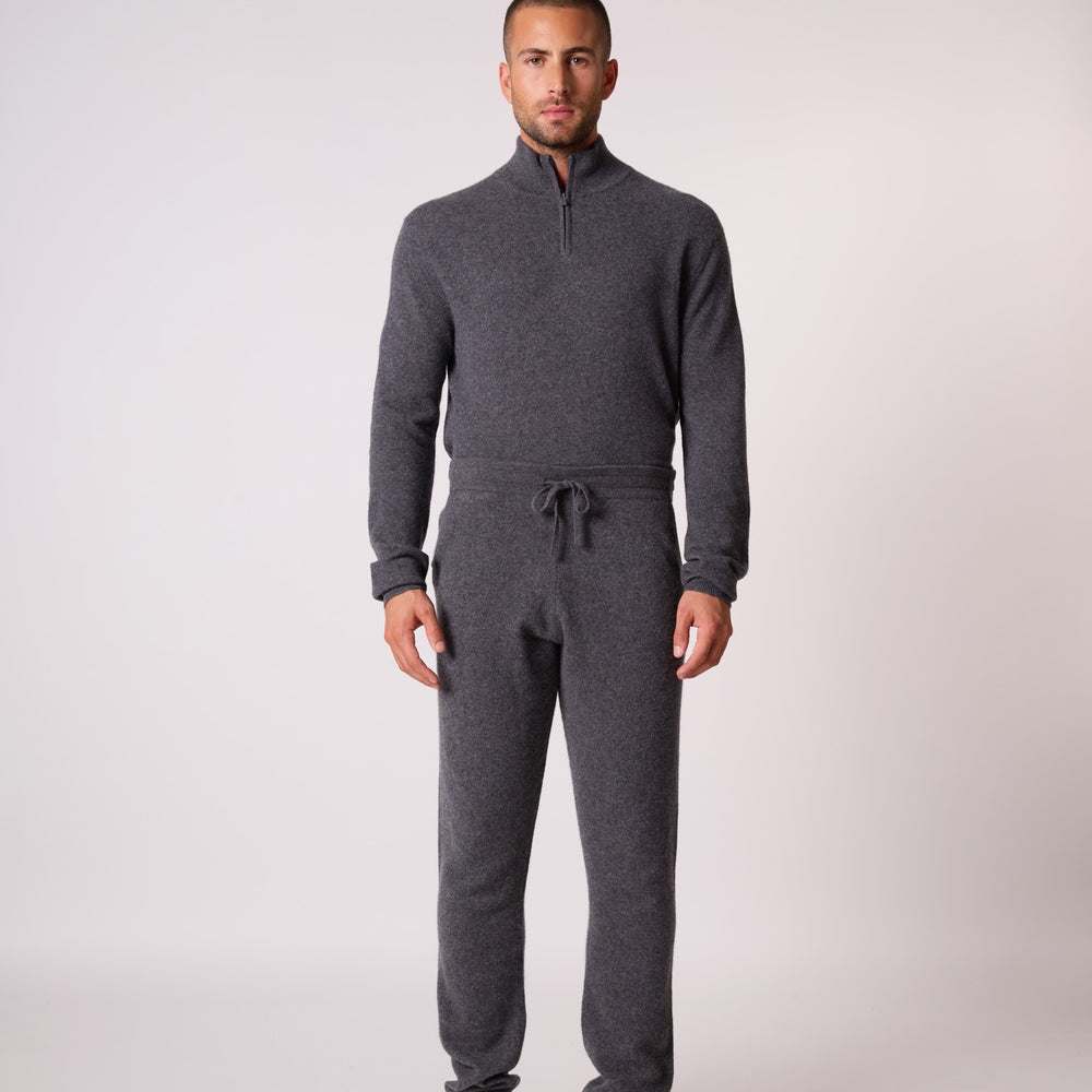 stu/osart jogging anthracite chiné 100% cachemire