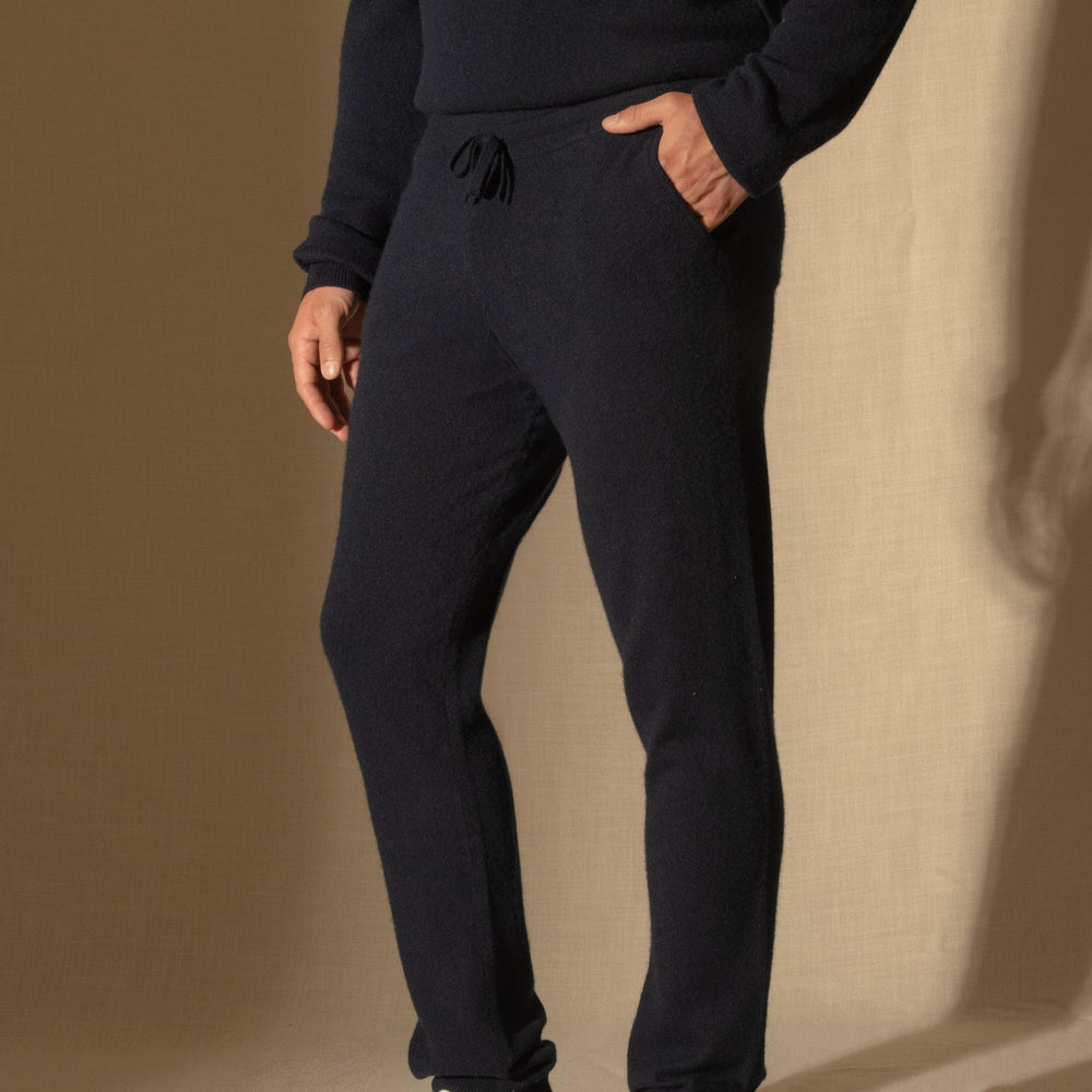 stu/osart jogging navy 100% cachemire