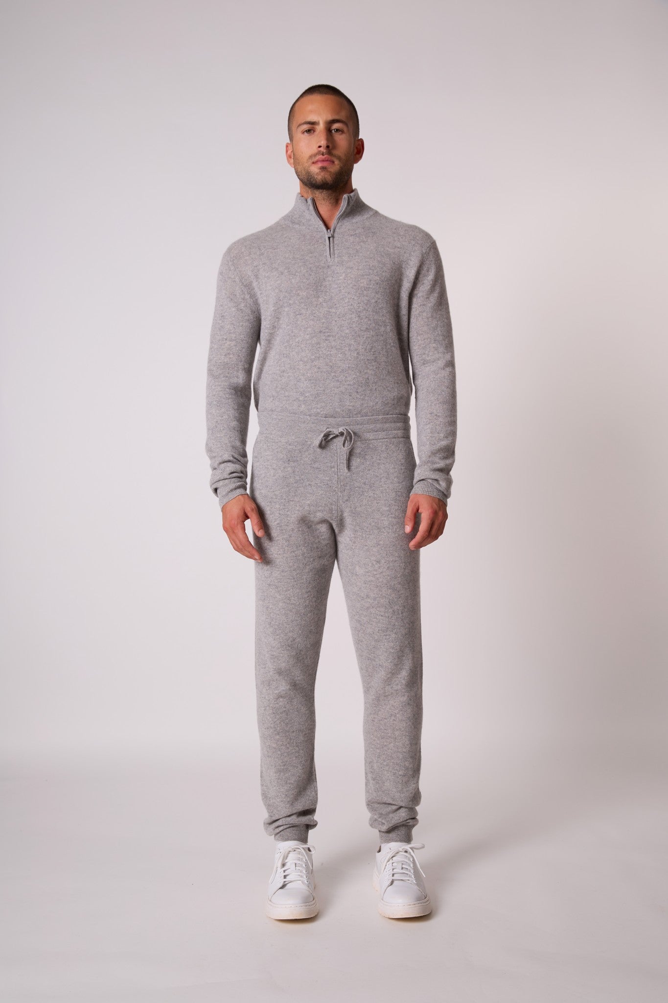 stu/osart jogging nuage chiné 100% cachemire