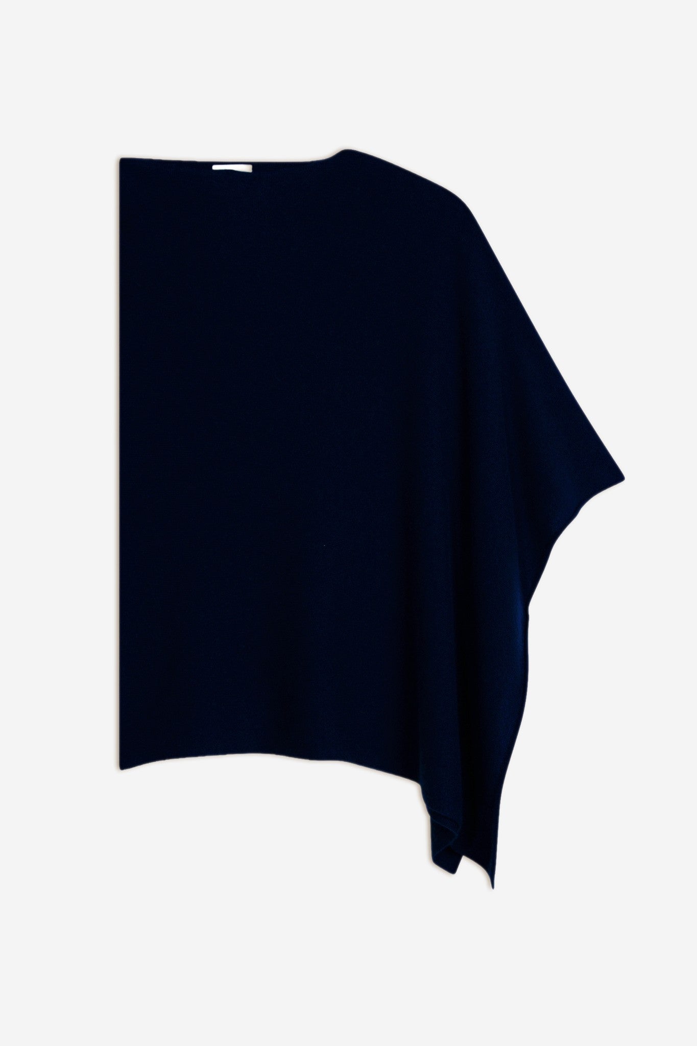 tamara poncho navy 100% cachemire