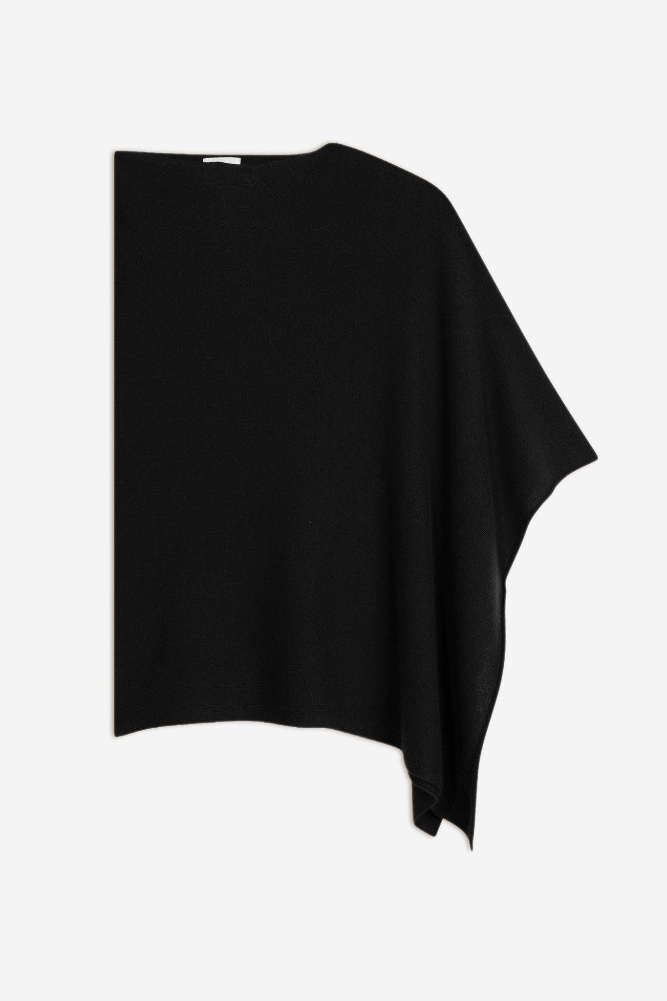 tamara poncho noir 100% cachemire