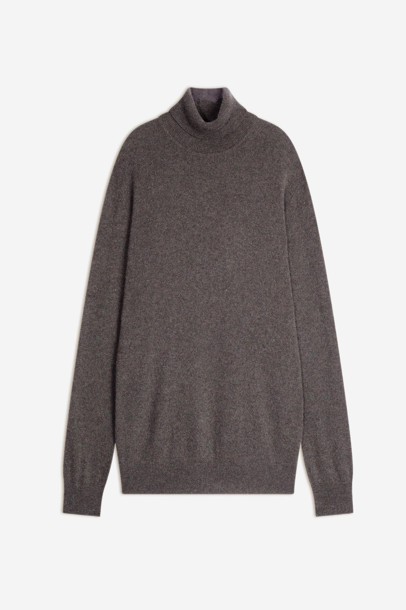 trevor pull col roulé écorce chiné 100% cachemire