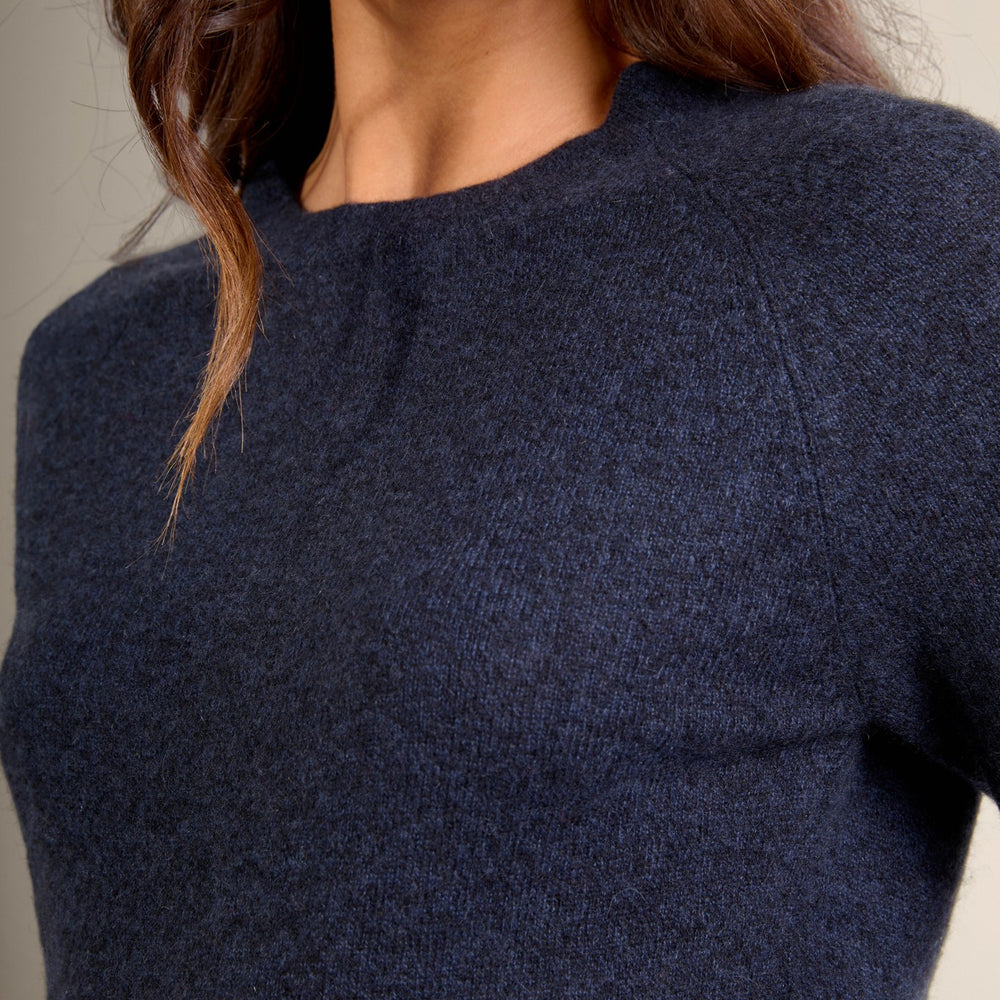 whitney pull col rond caviar 100% cachemire