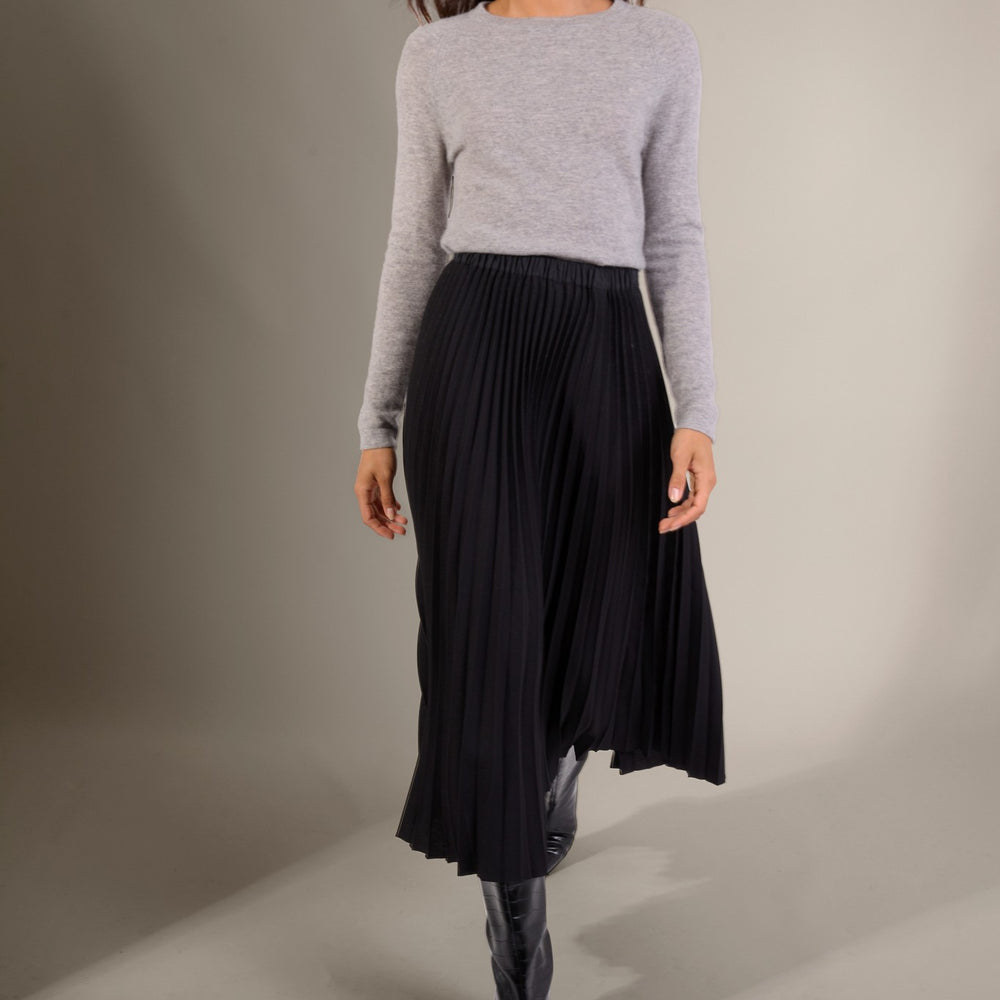 whitney pull col rond nuage chiné 100% cachemire