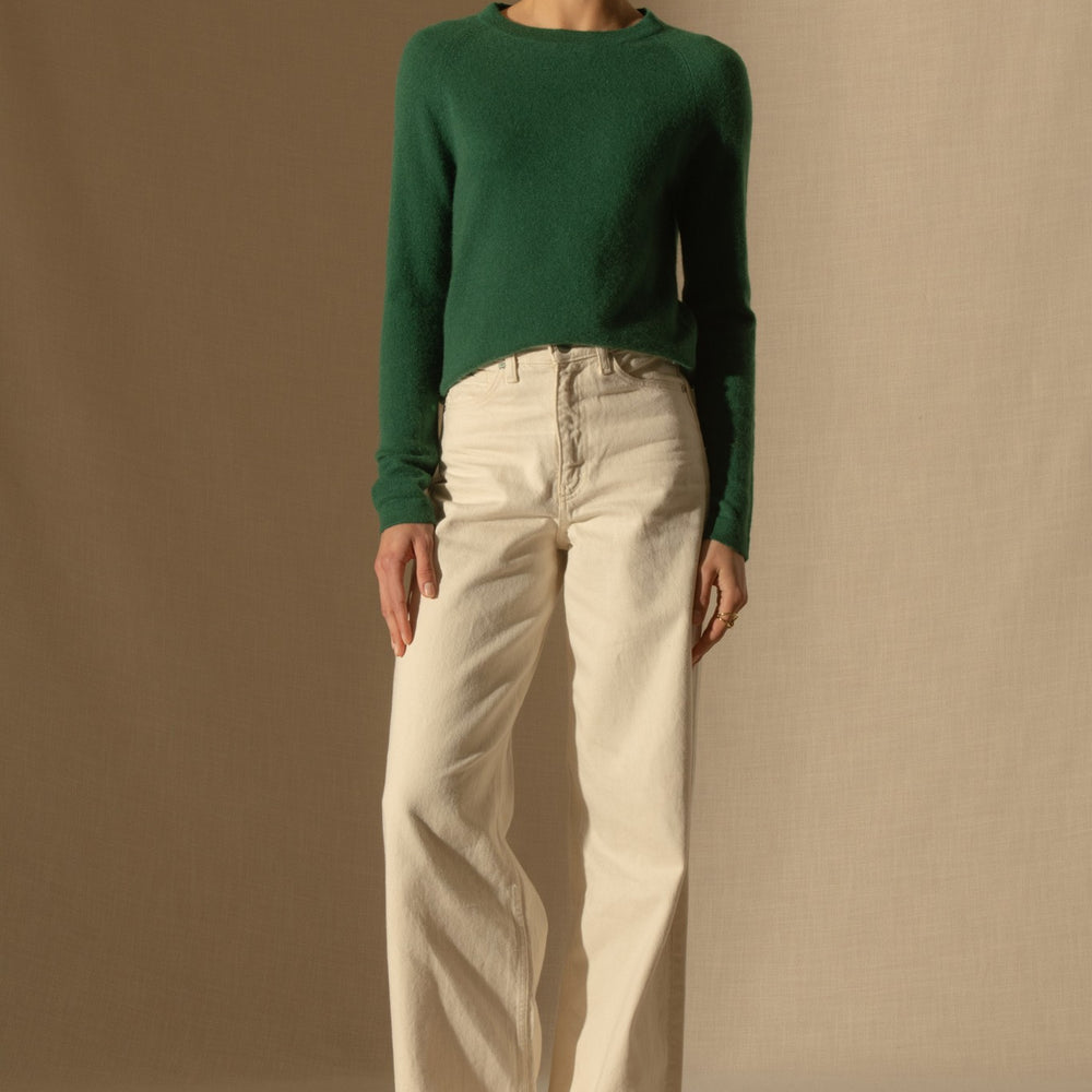 whitney pull col rond sapin 100% cachemire