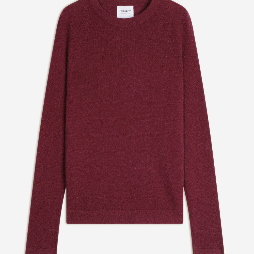 whitney pull col rond tomette 100% cachemire