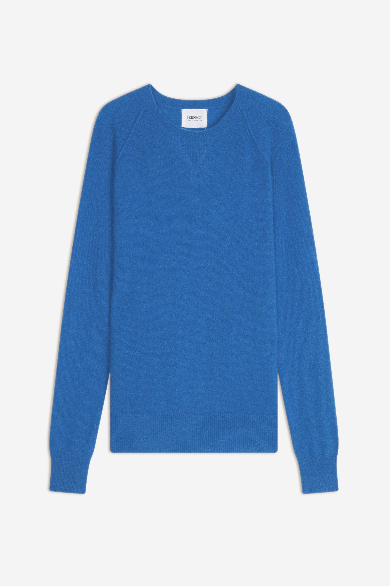 wilma pull col rond ardoise 100% cachemire