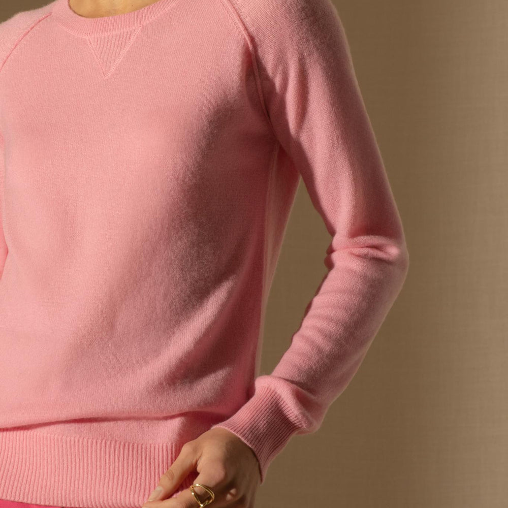 WILMA pull col rond malabar 100% cachemire